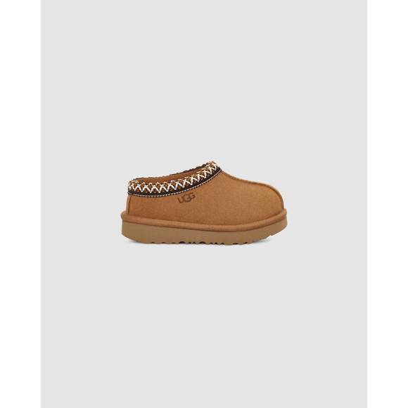 NEW UGG toddler's tasman slip-on slippers in chestnut - Picture 1 of 3